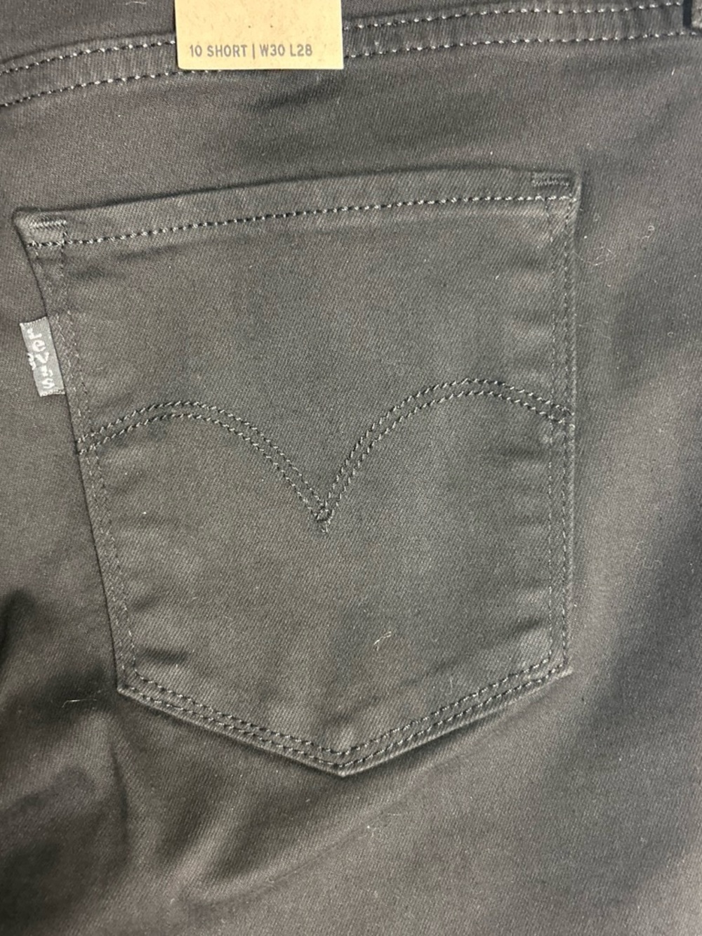 Levi's Black Women's Slim Stretch Jeans - Picture 6 of 6